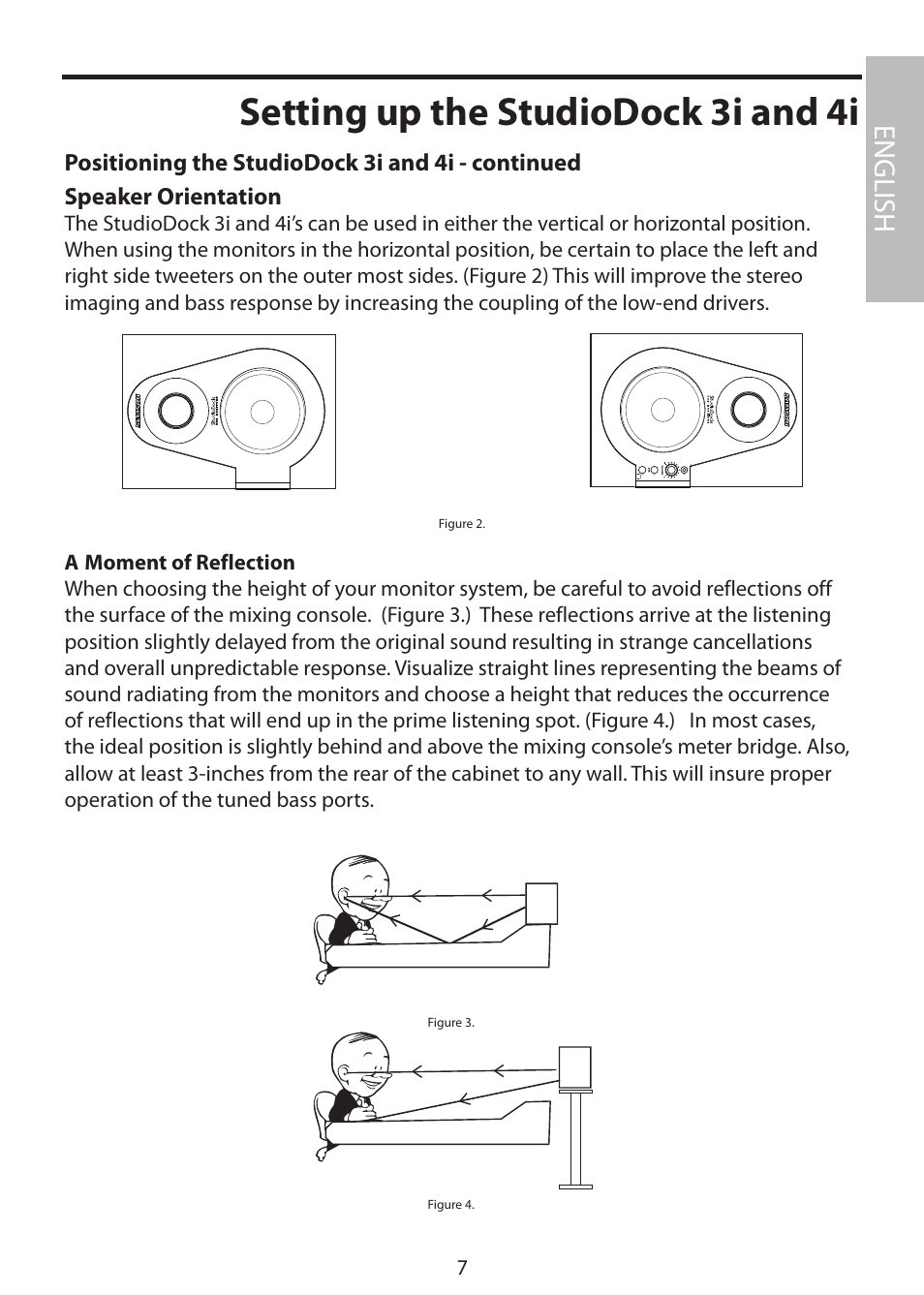 Setting up the studiodock 3i and 4i, English | Samson StudioDock 3i User Manual | Page 13 / 88