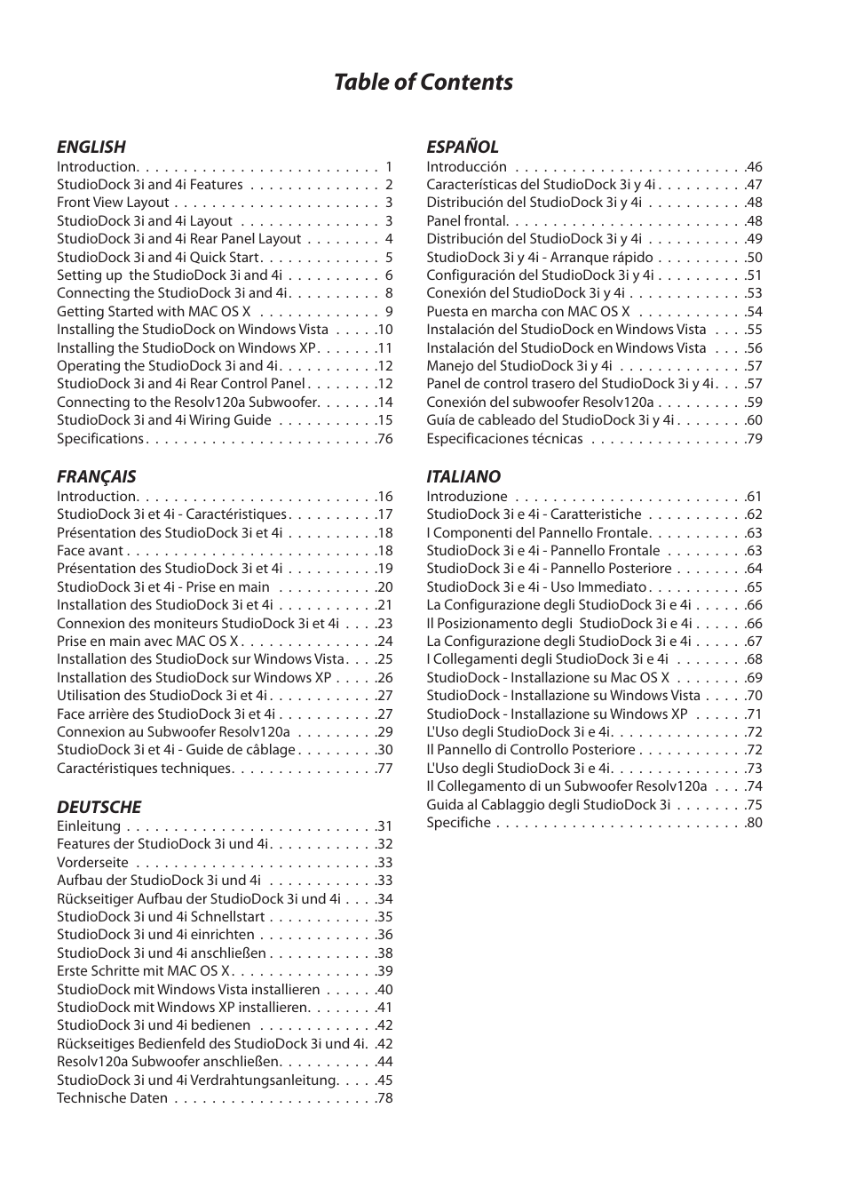 Samson StudioDock 3i User Manual | Page 6 / 88