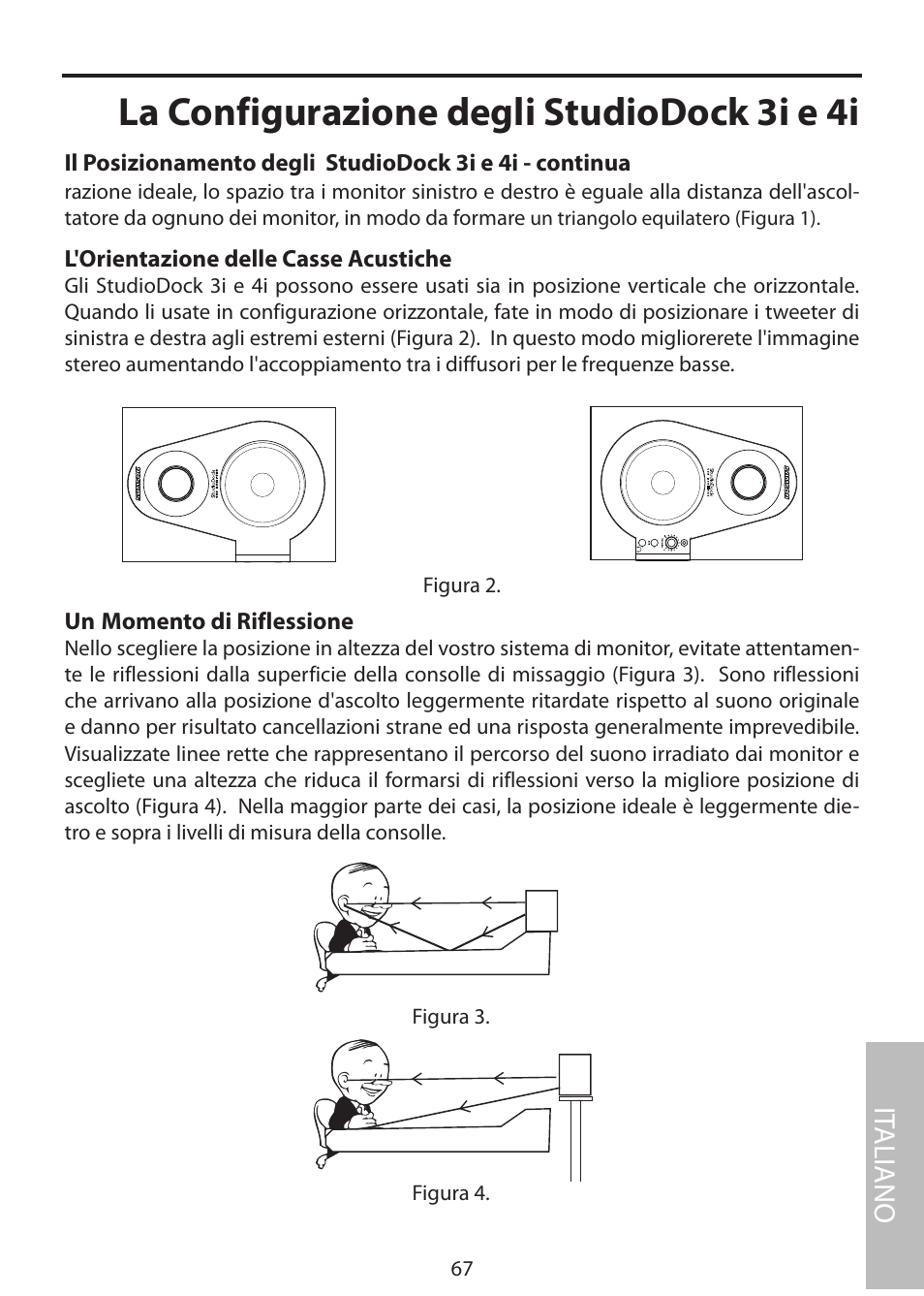La configurazione degli studiodock 3i e 4i, It aliano | Samson StudioDock 3i User Manual | Page 73 / 88