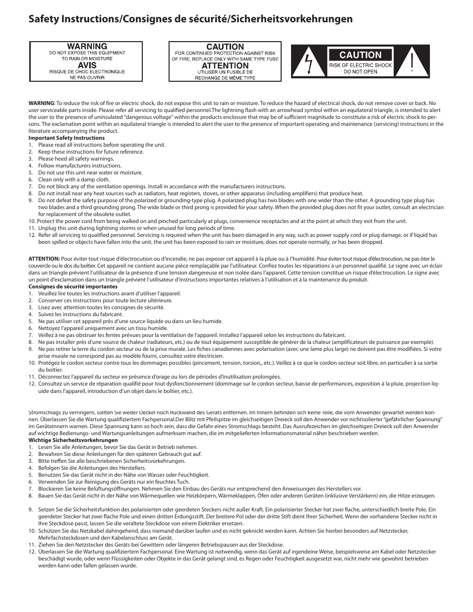 Samson dB500a User Manual | Page 2 / 70