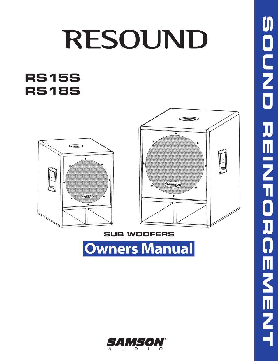 Samson RS18S User Manual | 50 pages