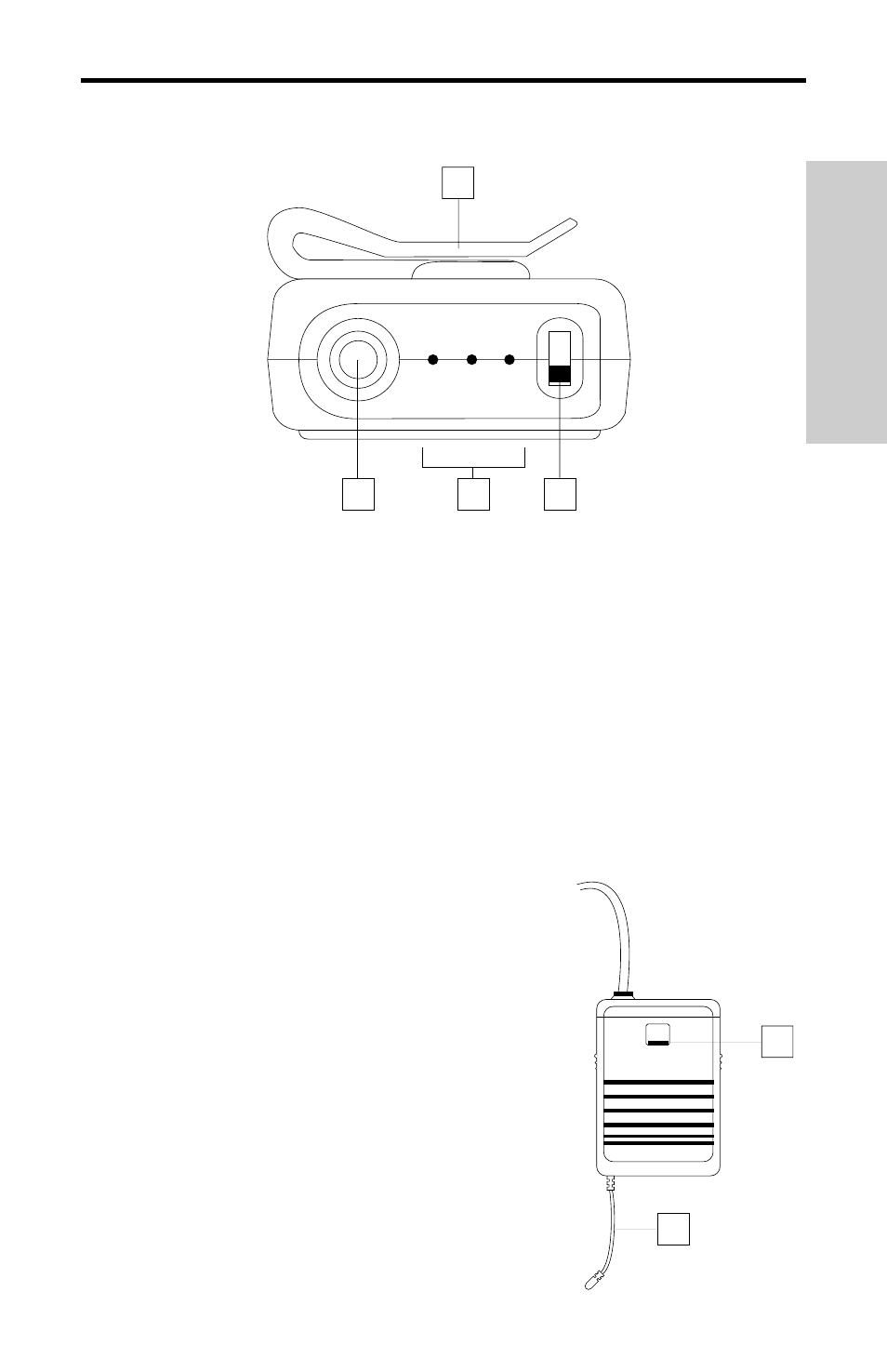 Ut1l / ut1g beltpack transmitter, Guided tour - ut1l / ut1g beltpack transmitter 7, Guided tour - ut1l / ut1g | English | Samson UM1 User Manual | Page 7 / 45