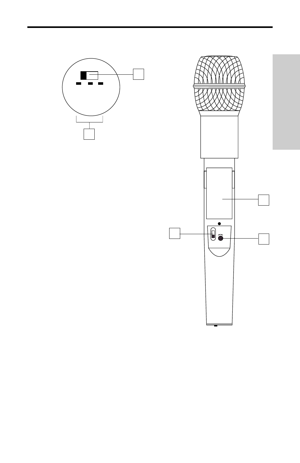 Uh1 handheld microphone transmitter, Guided tour - uh1, English | Samson UM1 User Manual | Page 9 / 45