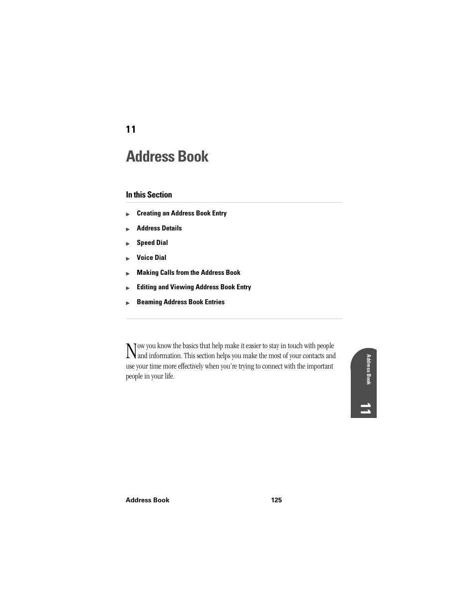 Address book, 11 ad 11 | Samsung SPH-I300 User Manual | Page 128 / 313