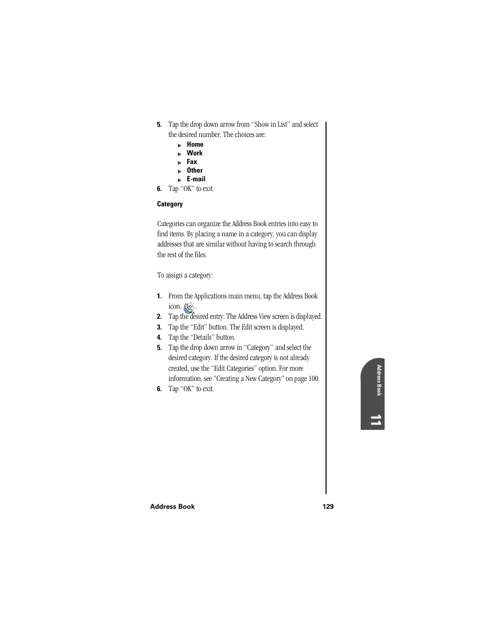 Category, Ad 11 | Samsung SPH-I300 User Manual | Page 132 / 313