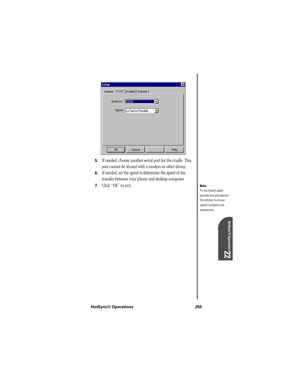 Ho 22 | Samsung SPH-I300 User Manual | Page 258 / 313