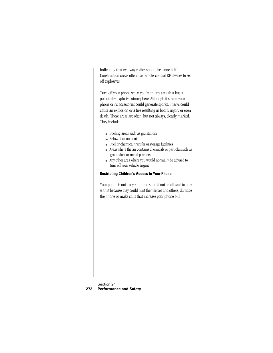 Restricting children’s access to your phone | Samsung SPH-I300 User Manual | Page 275 / 313
