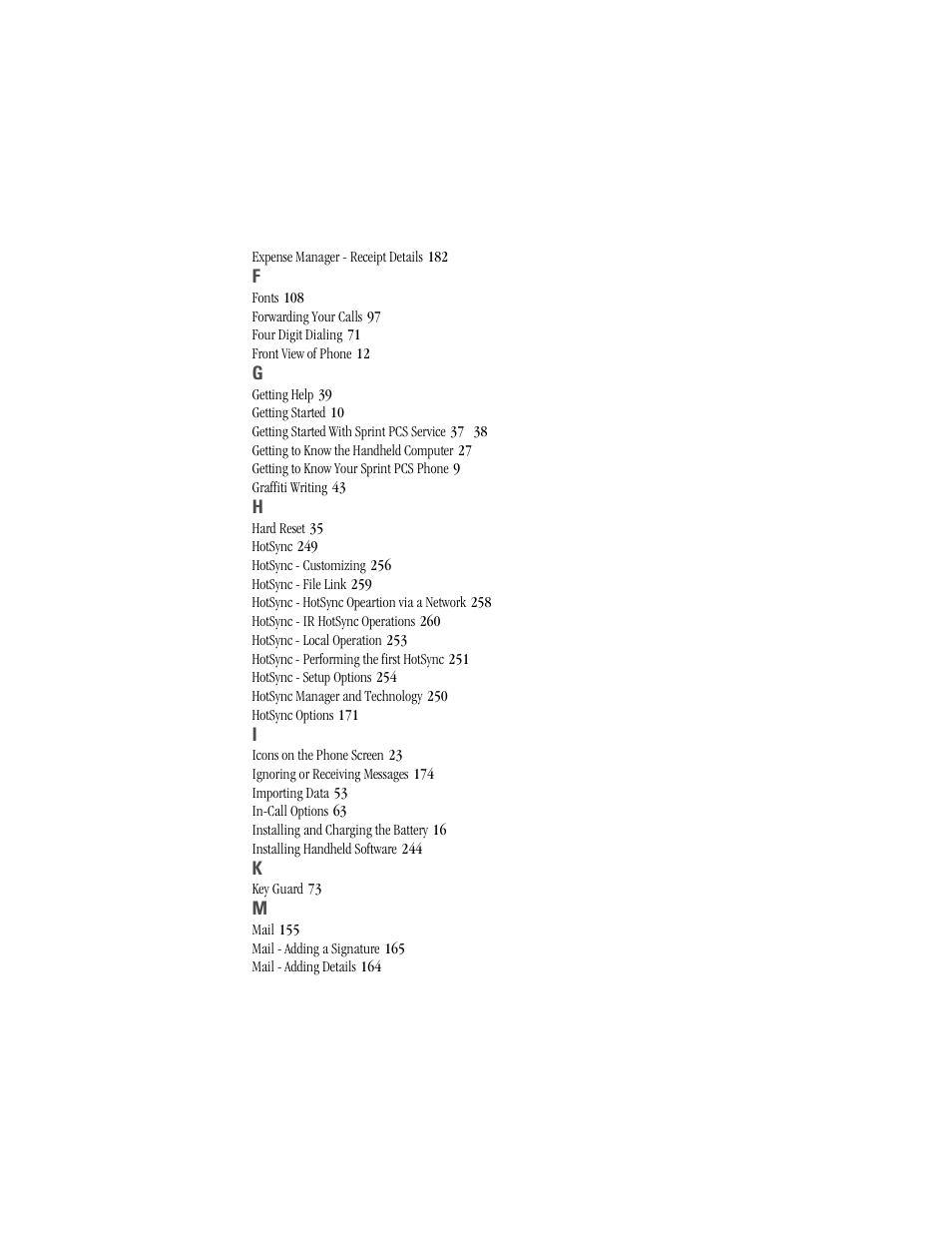 Samsung SPH-I300 User Manual | Page 309 / 313