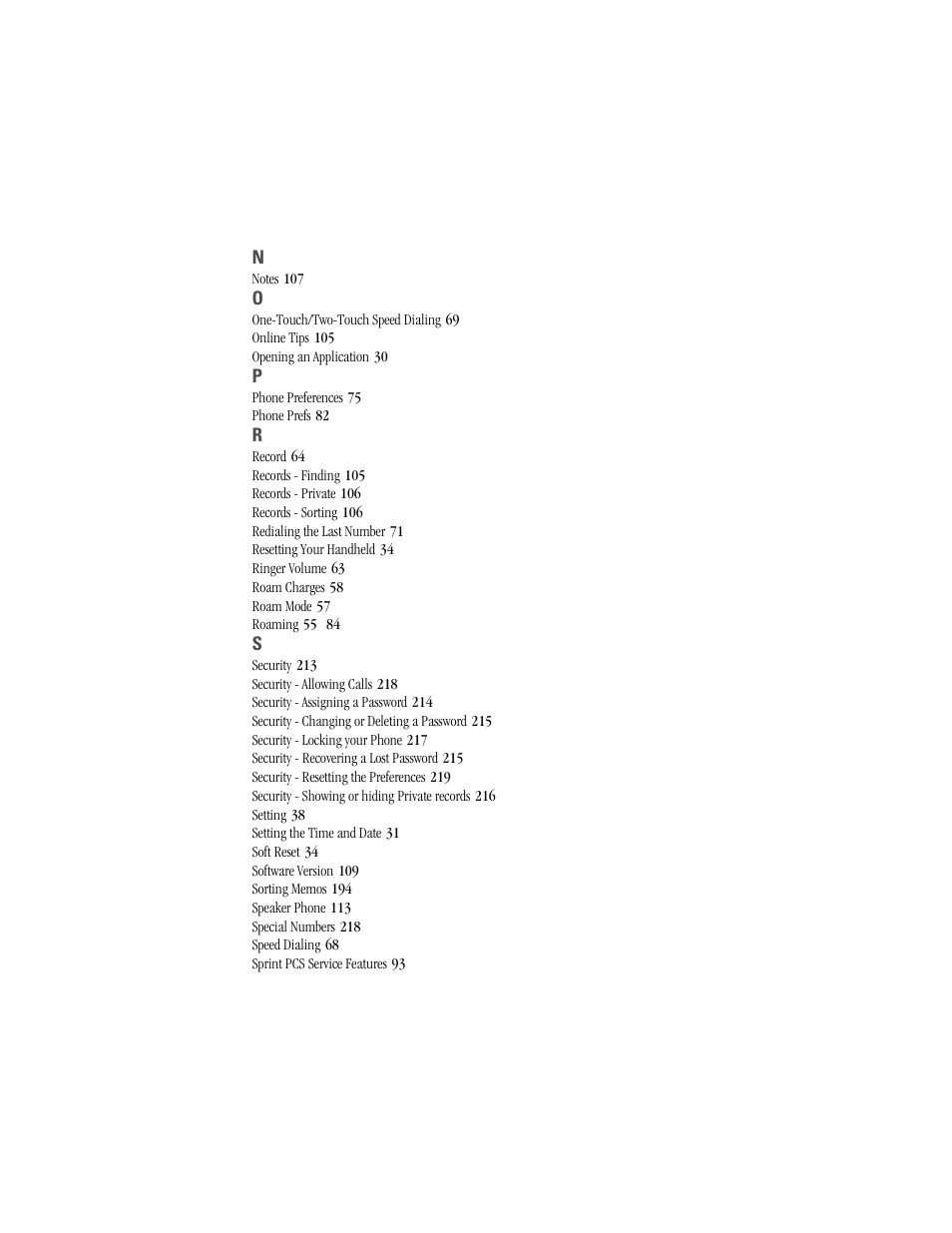 Samsung SPH-I300 User Manual | Page 311 / 313