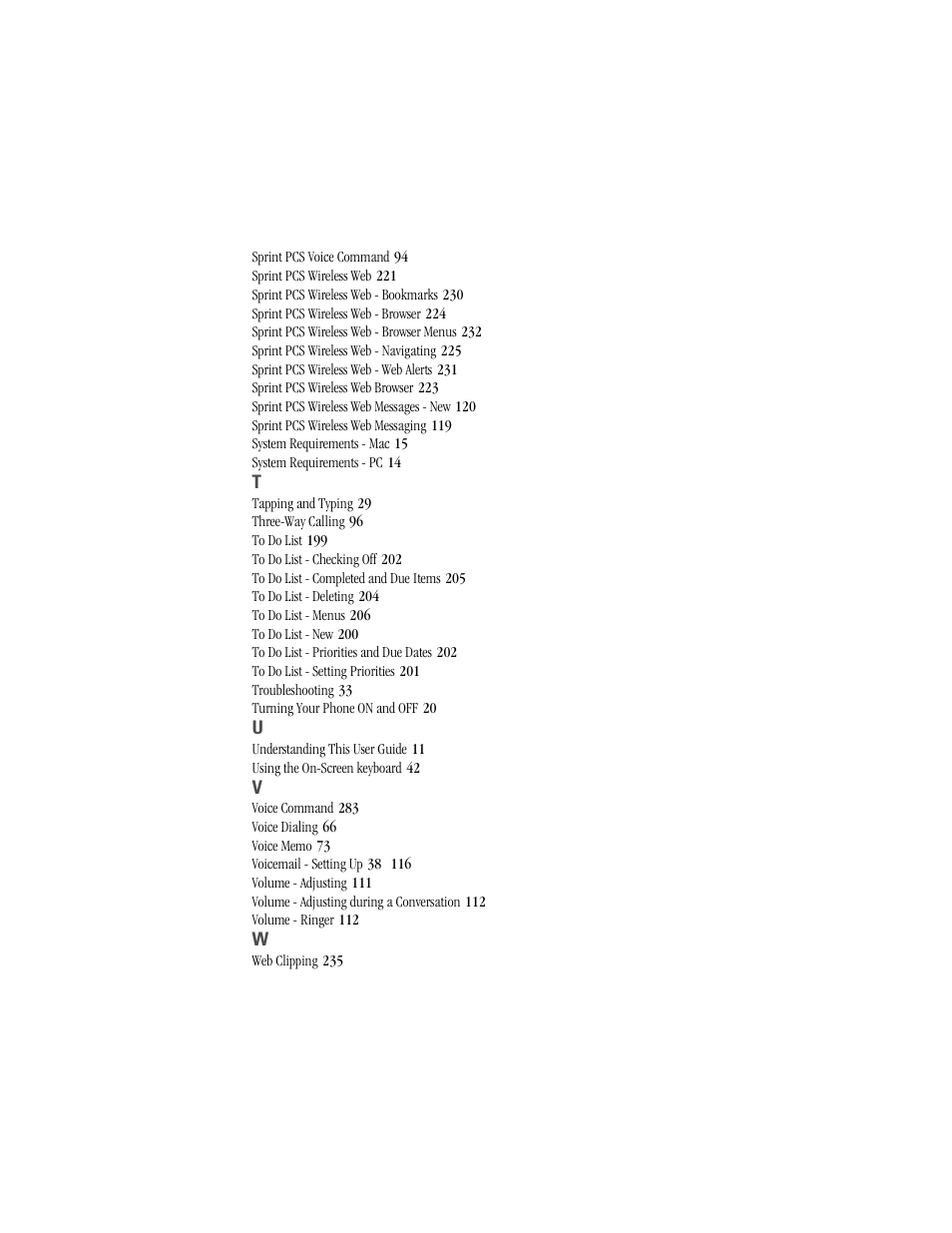 Samsung SPH-I300 User Manual | Page 312 / 313