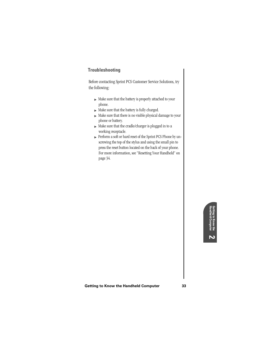 Troubleshooting, Ge 2 | Samsung SPH-I300 User Manual | Page 36 / 313