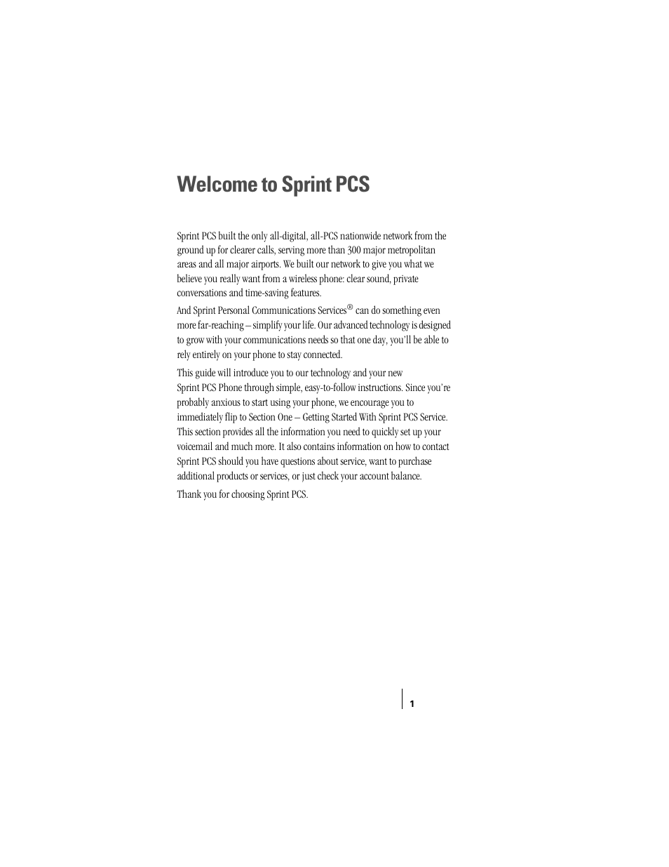 Welcome to sprint pcs | Samsung SPH-I300 User Manual | Page 4 / 313