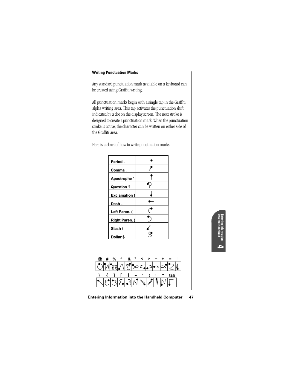 Writing punctuation marks, En 4 | Samsung SPH-I300 User Manual | Page 50 / 313