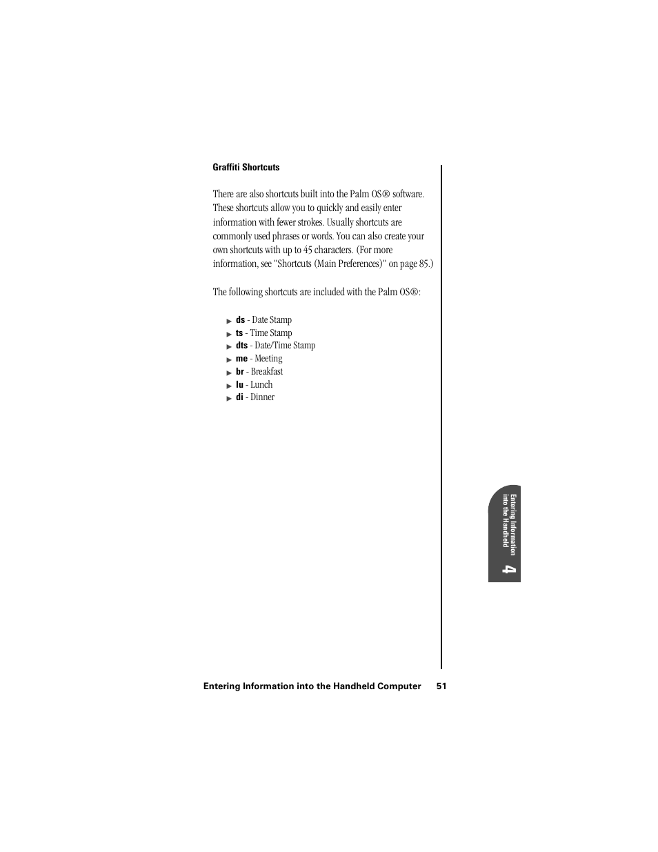 Graffiti shortcuts, En 4 | Samsung SPH-I300 User Manual | Page 54 / 313