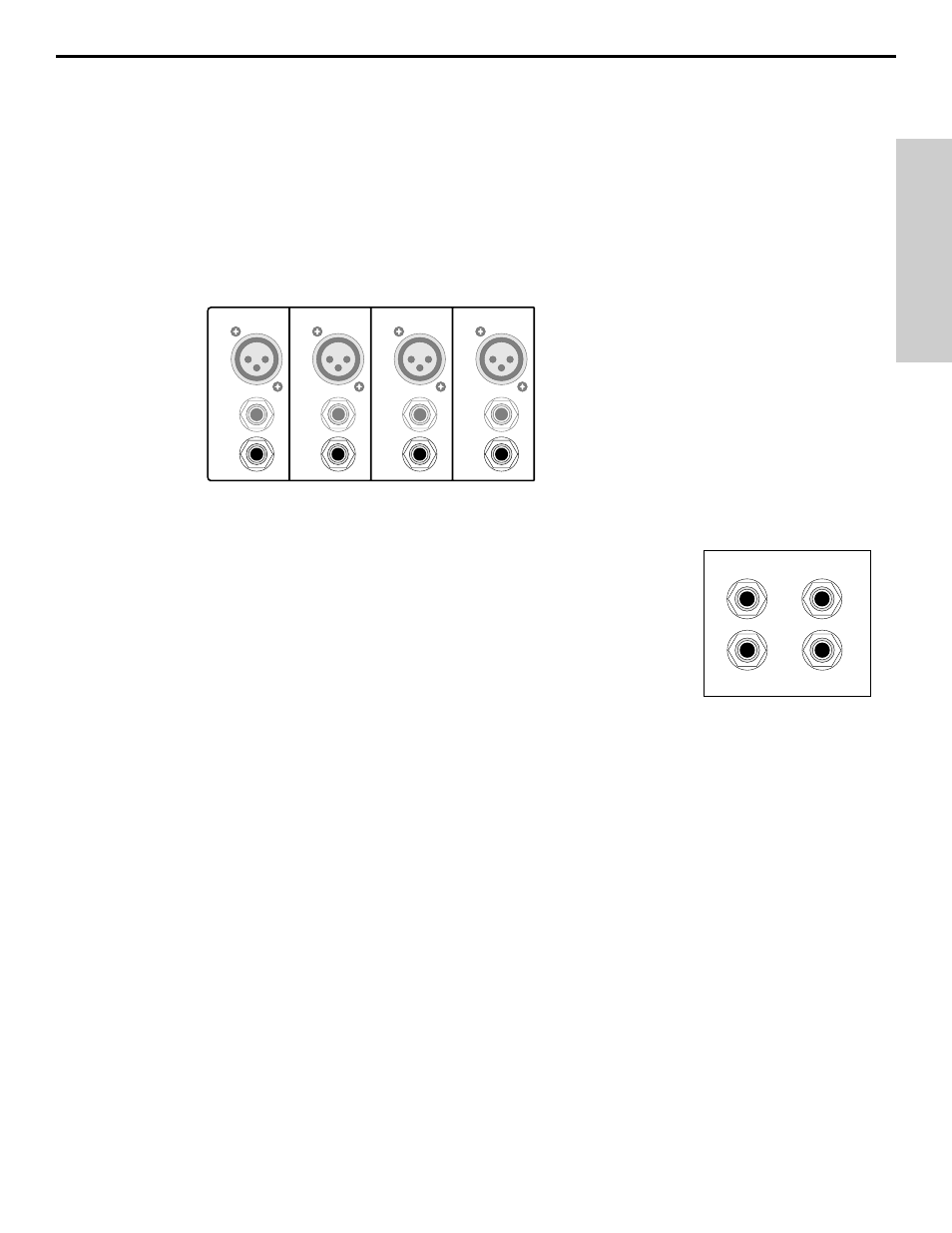 Using inserts, Using inserts 23, English | Channel inserts, Main inserts | Samson TM300 User Manual | Page 23 / 58