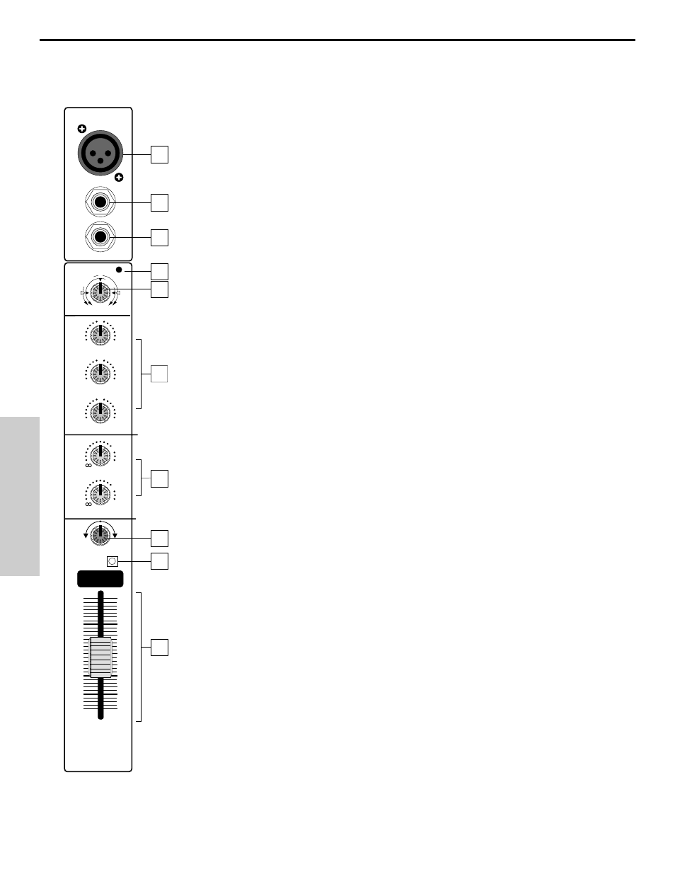 Übersicht, Die kanäle, Übersicht 38 | Die kanäle 38, Überblick - die kanäle, Deutsche | Samson TM300 User Manual | Page 38 / 58