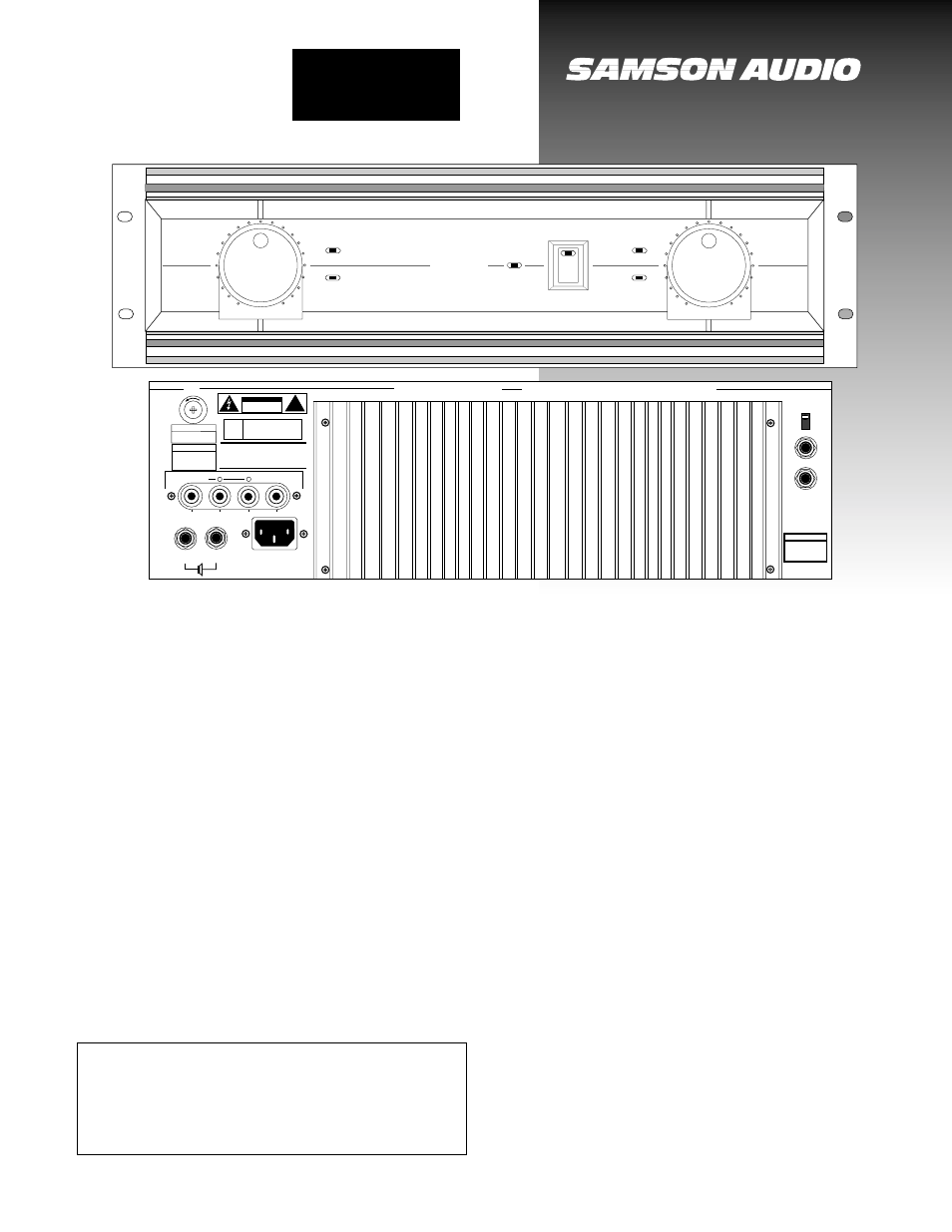 Samson Servo 550 User Manual | 2 pages