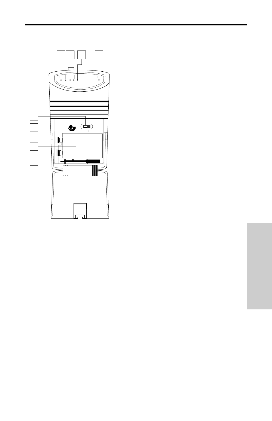 Bedienelemente, Bedienelemente - vm1 25, Bedienelemente - vm1 | Deutsche | Samson VHF Micro TRUE DIVERSITY WIRELESS User Manual | Page 25 / 45