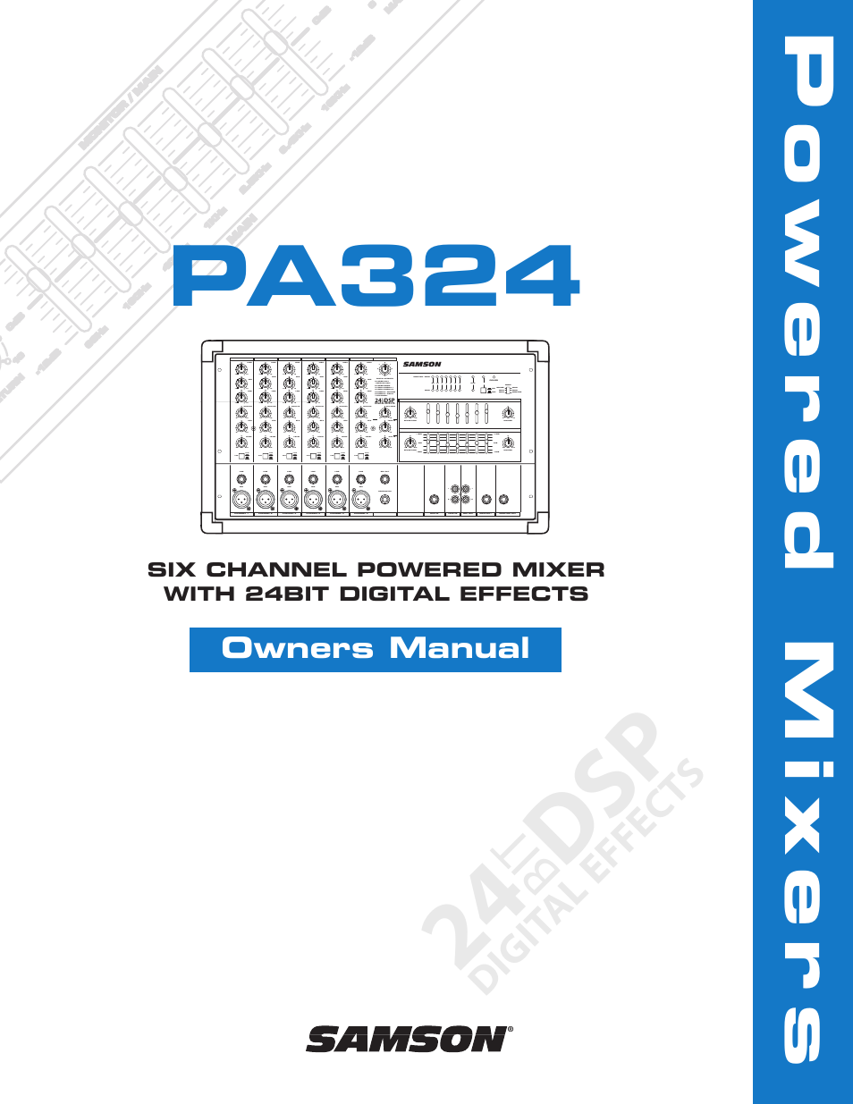 Samson PA324 User Manual | 23 pages