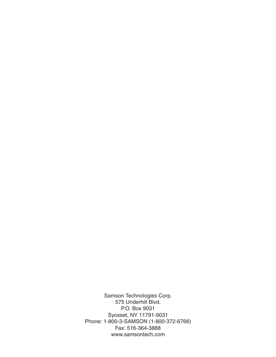 Samson PA324 User Manual | Page 23 / 23