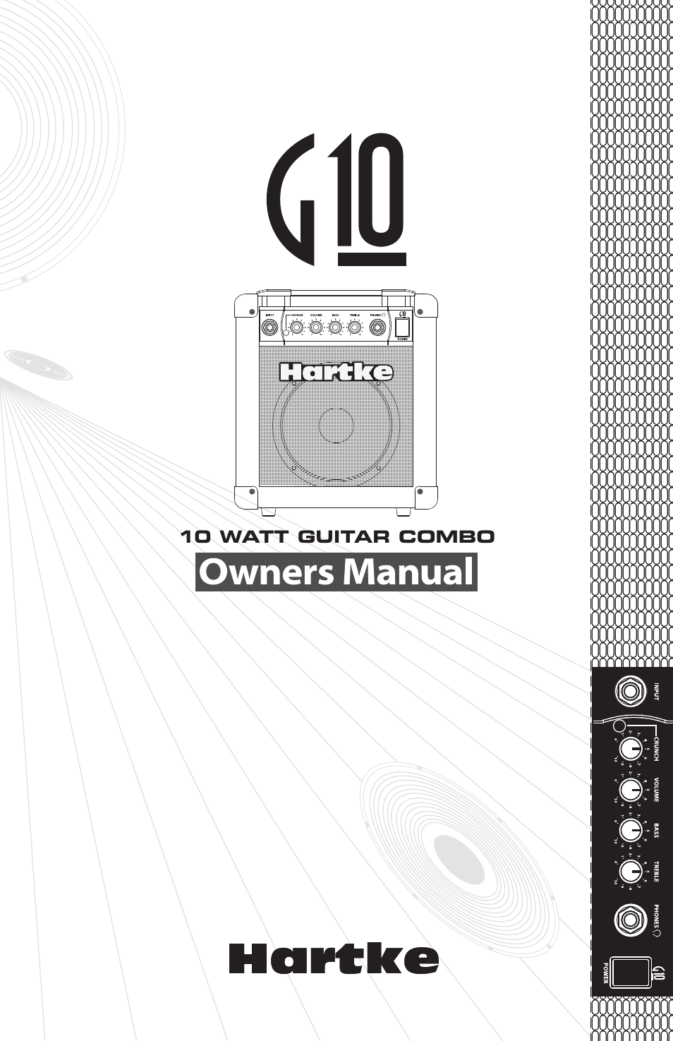 Samson 10 Watt Guitar Combo G10 User Manual | 12 pages