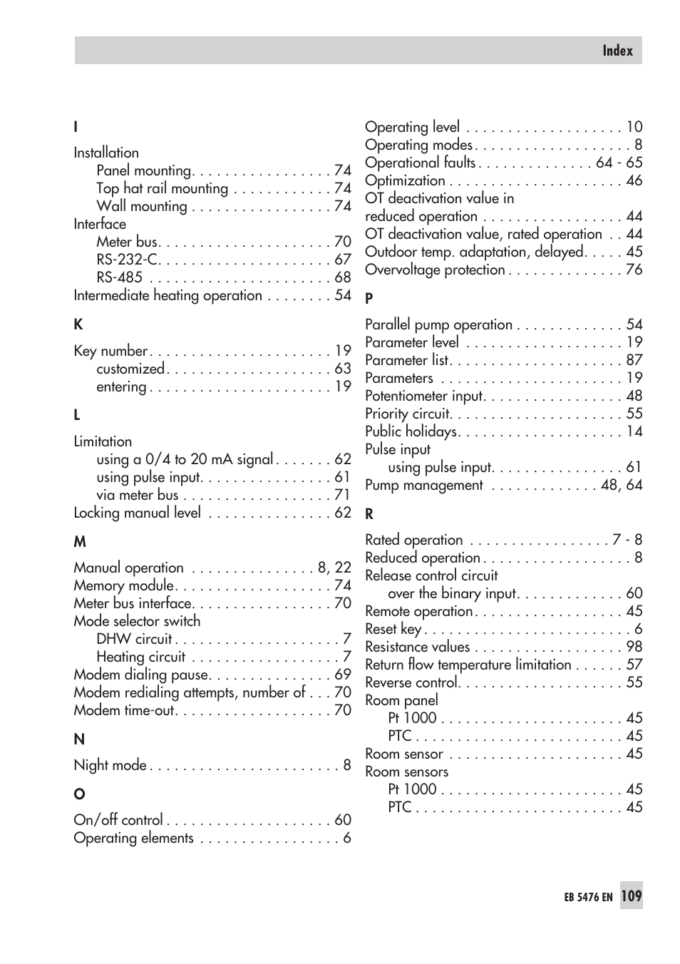 Samson 5476 User Manual | Page 109 / 114