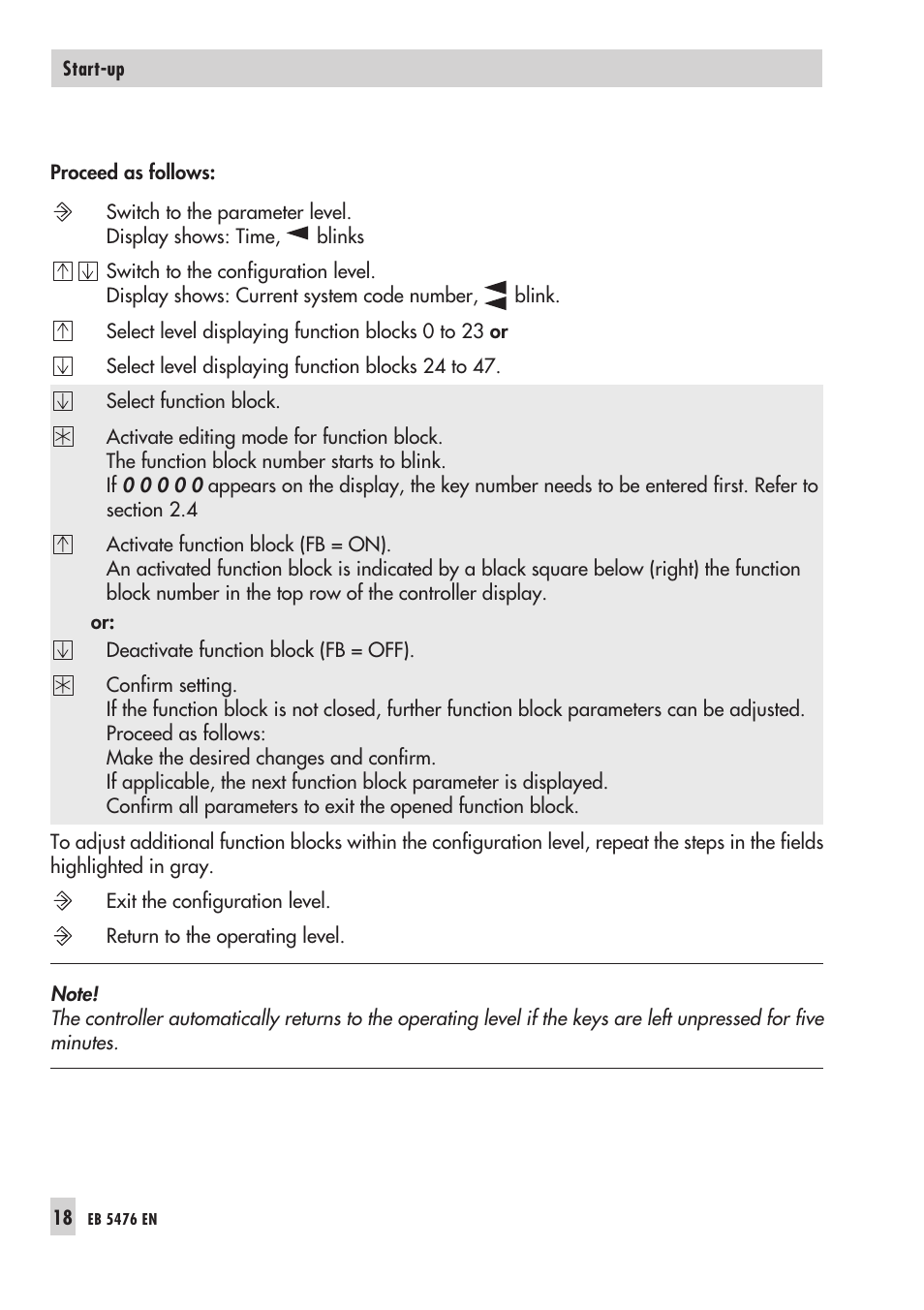 Samson 5476 User Manual | Page 18 / 114