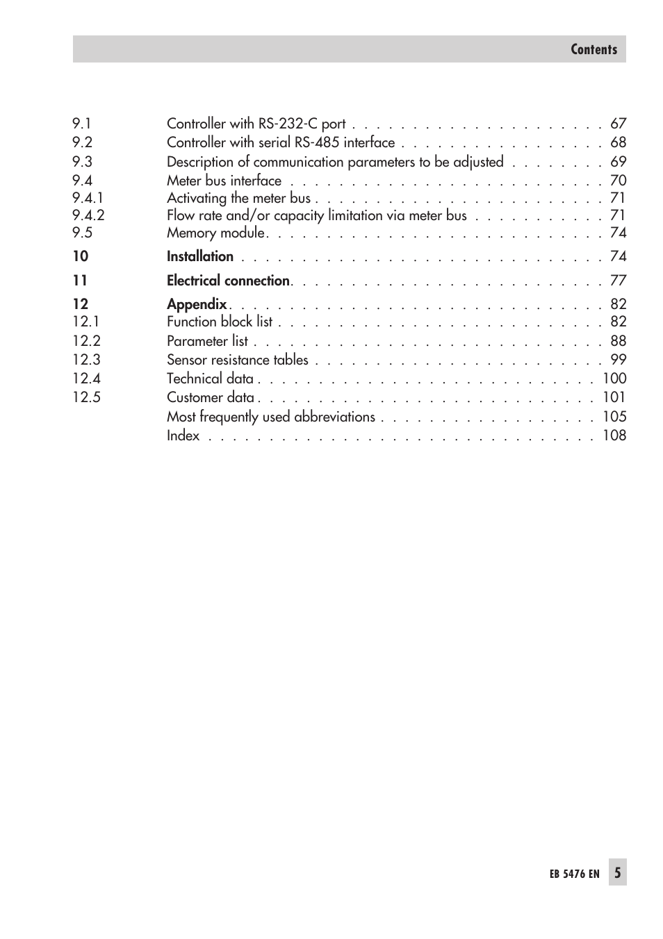 Samson 5476 User Manual | Page 5 / 114