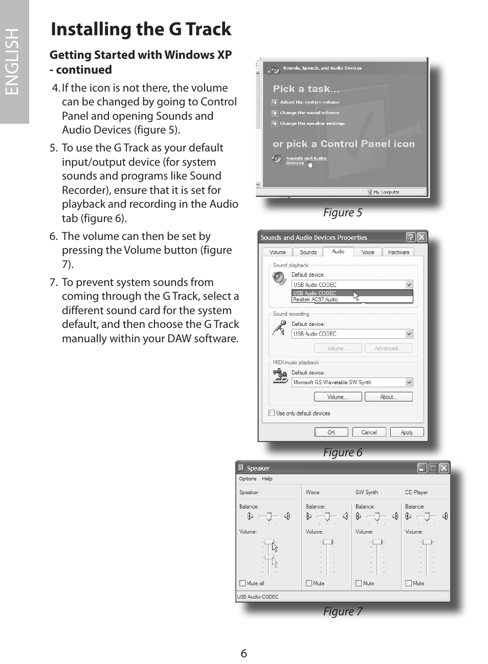Installing the g track, English | Samson G Track User Manual | Page 8 / 88