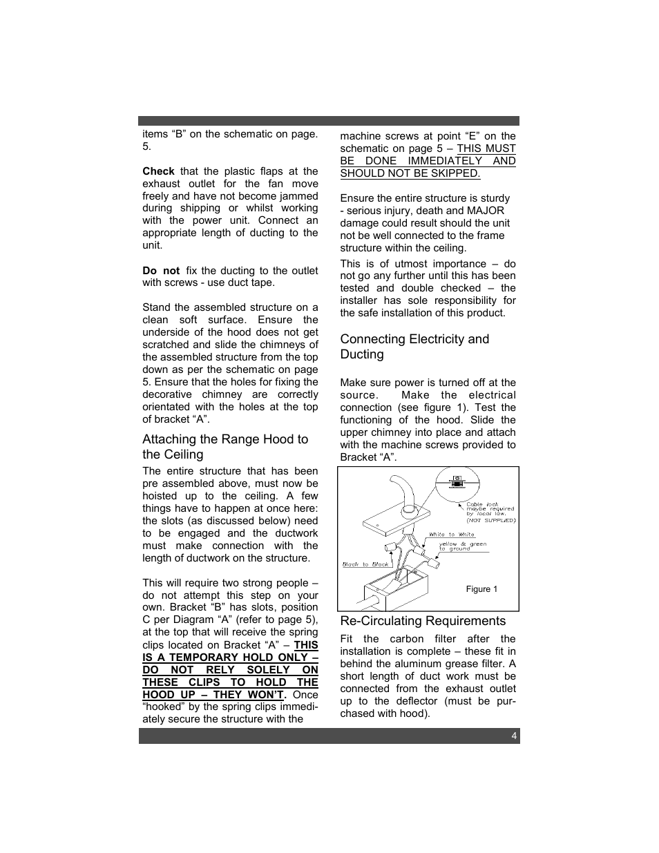 Sirius Range Hoods SIU4 User Manual | Page 7 / 12