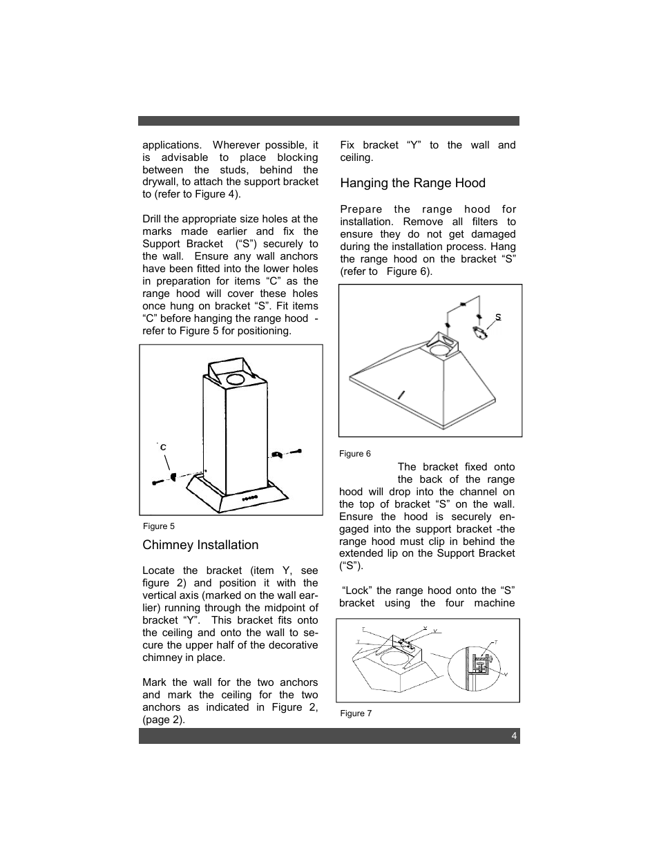 Sirius Range Hoods SU202 User Manual | Page 7 / 12