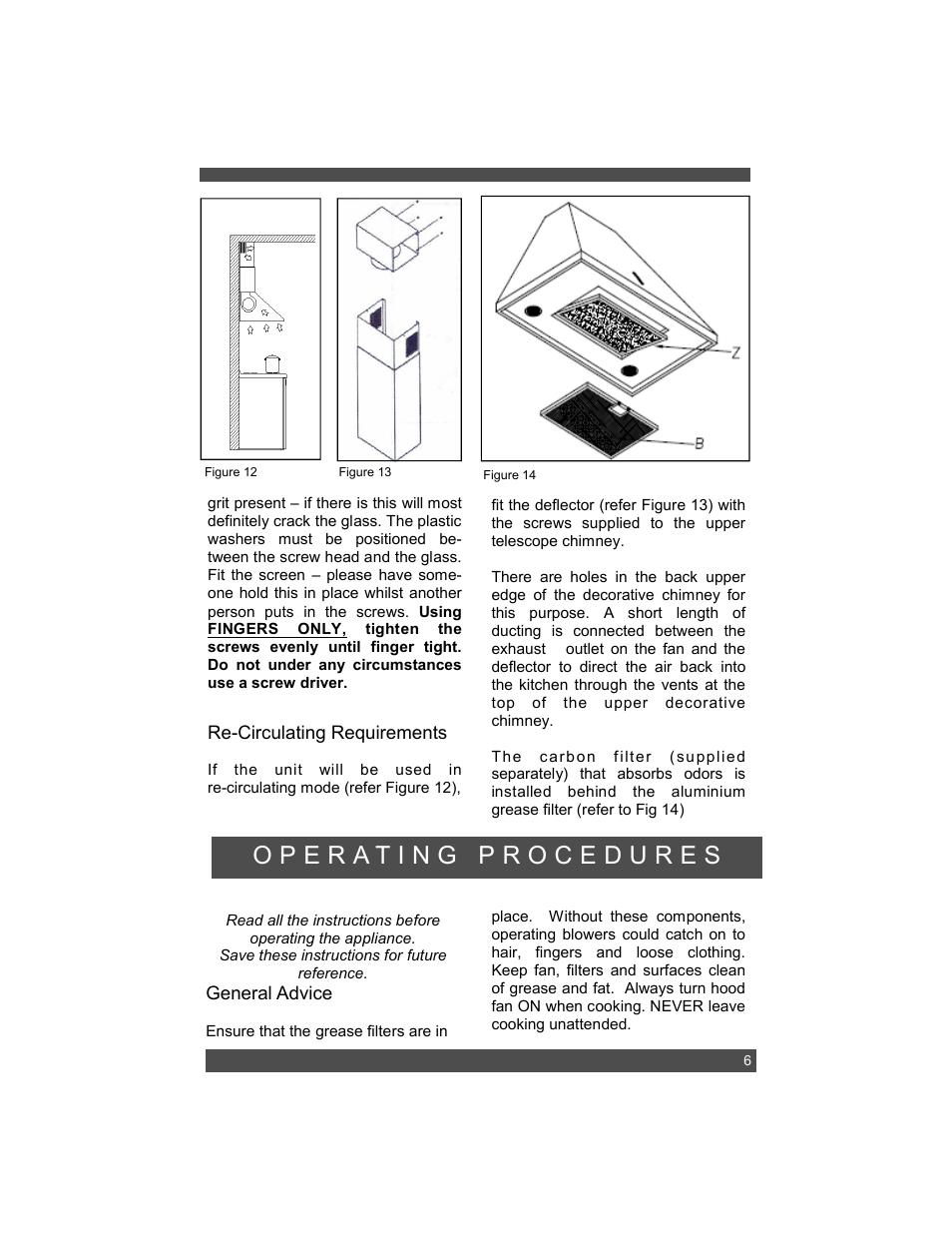Sirius Range Hoods SU202 User Manual | Page 9 / 12