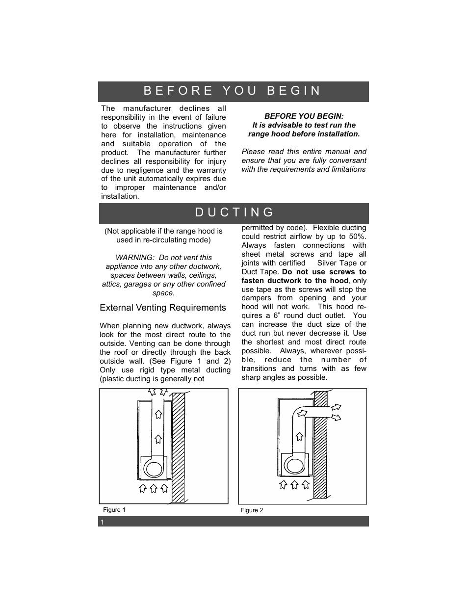 Sirius Range Hoods SUT900 User Manual | Page 4 / 12
