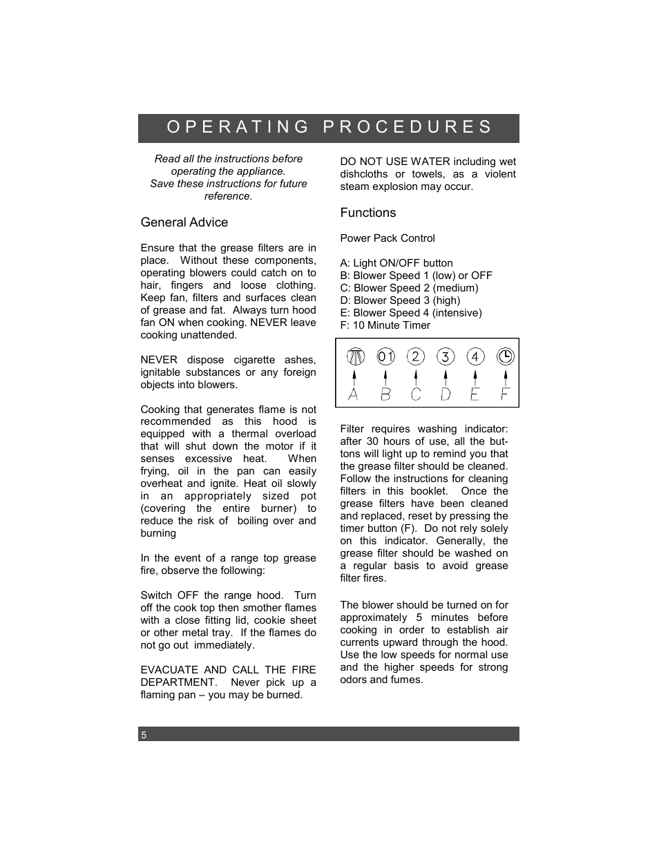 Sirius Range Hoods SUT900 User Manual | Page 8 / 12