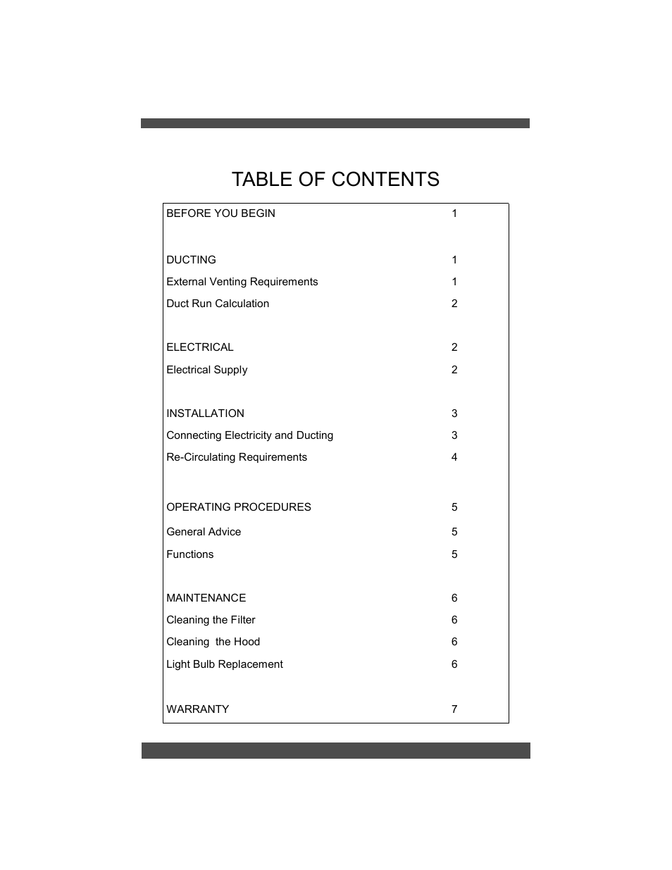 Sirius Range Hoods SUF1 User Manual | Page 3 / 12