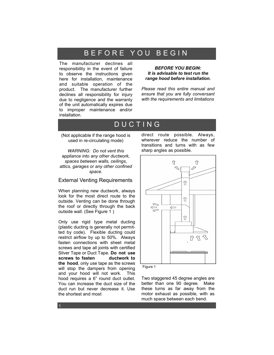 Sirius Range Hoods SUF1 User Manual | Page 4 / 12