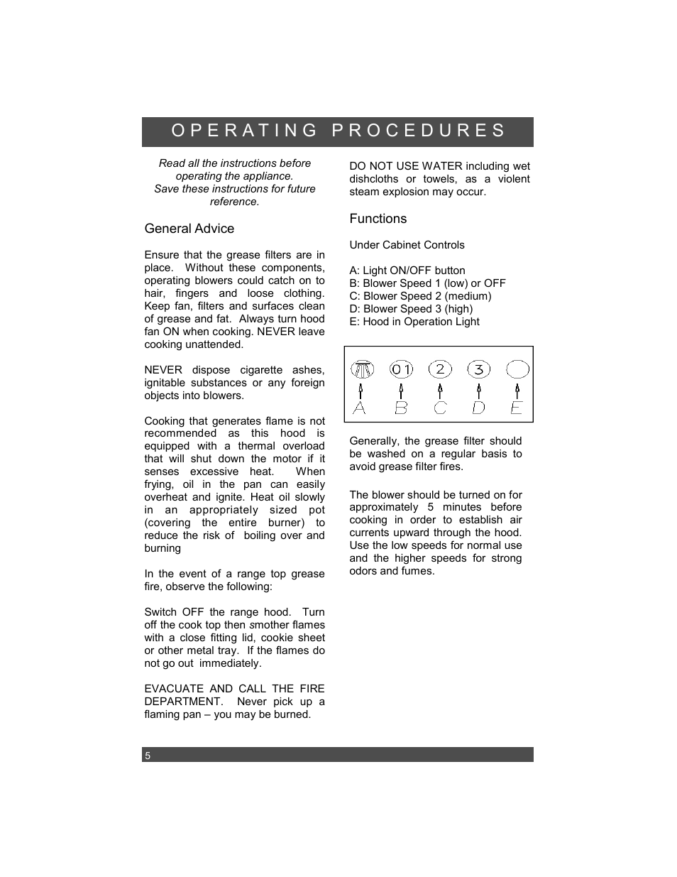 Sirius Range Hoods SUF1 User Manual | Page 8 / 12
