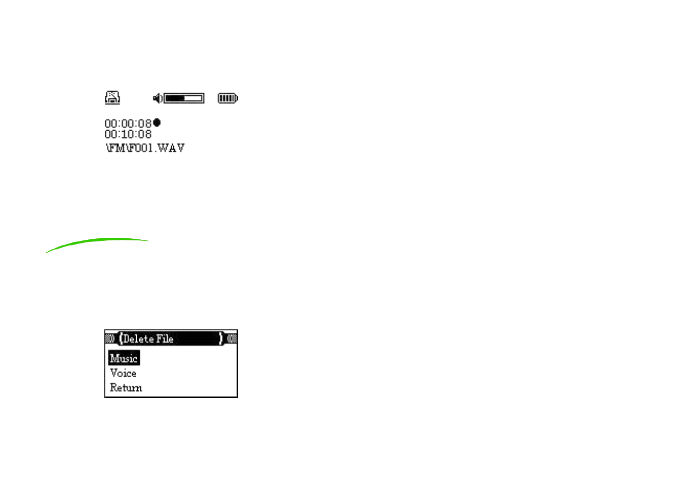 Deleting file | Shiro SX User Manual | Page 14 / 24