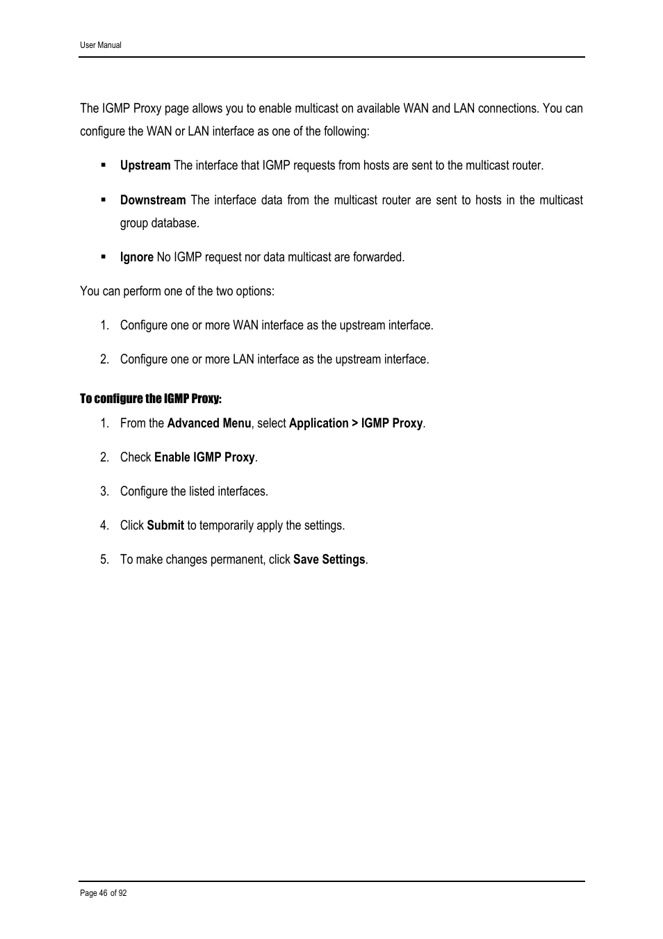 Shiro ADSL 2/2+ Ethernet Modem User Manual | Page 46 / 92