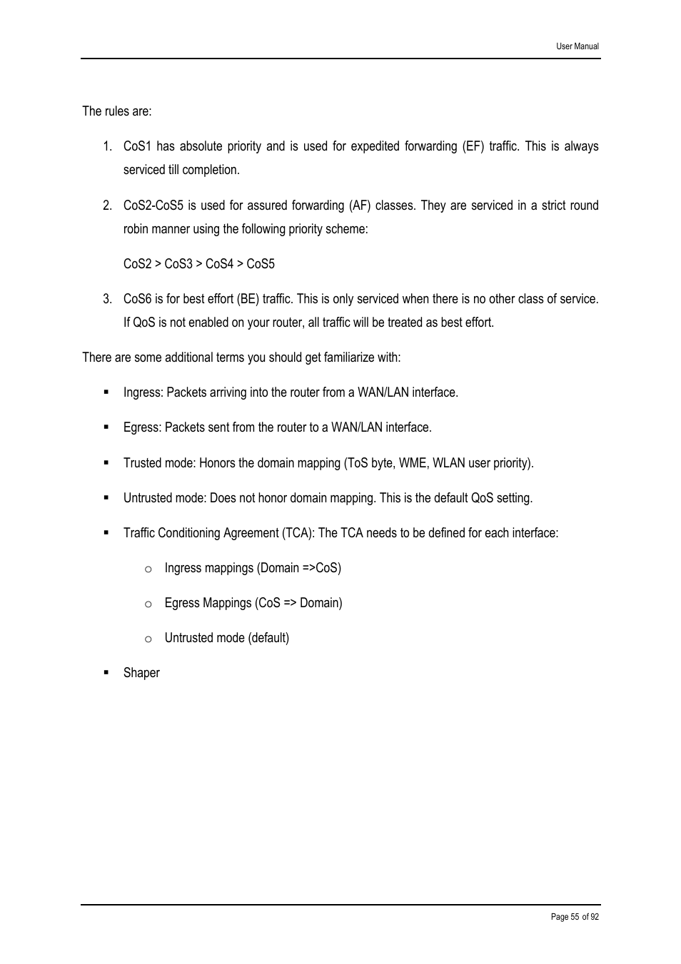 Shiro ADSL 2/2+ Ethernet Modem User Manual | Page 55 / 92