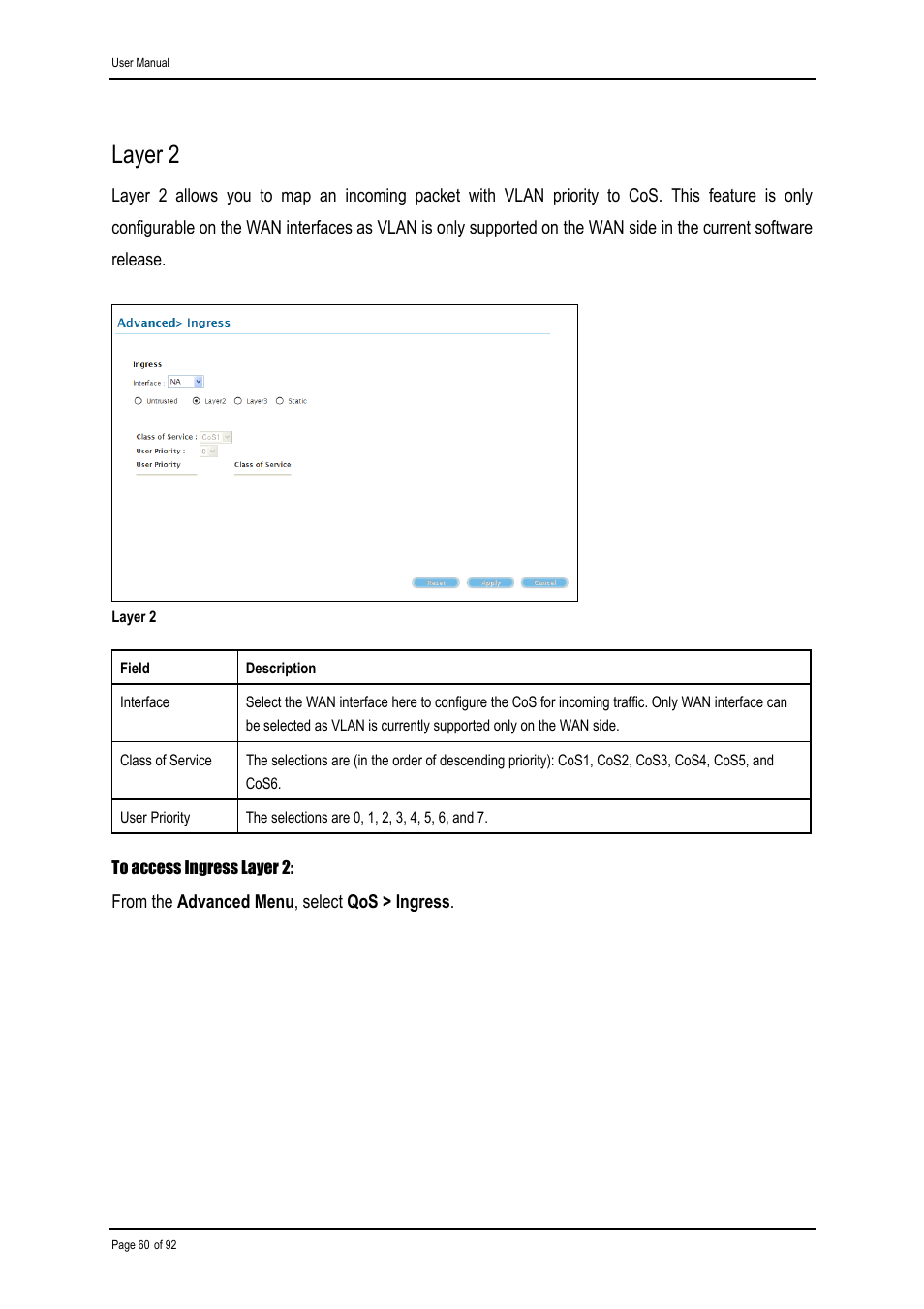Layer 2 | Shiro ADSL 2/2+ Ethernet Modem User Manual | Page 60 / 92
