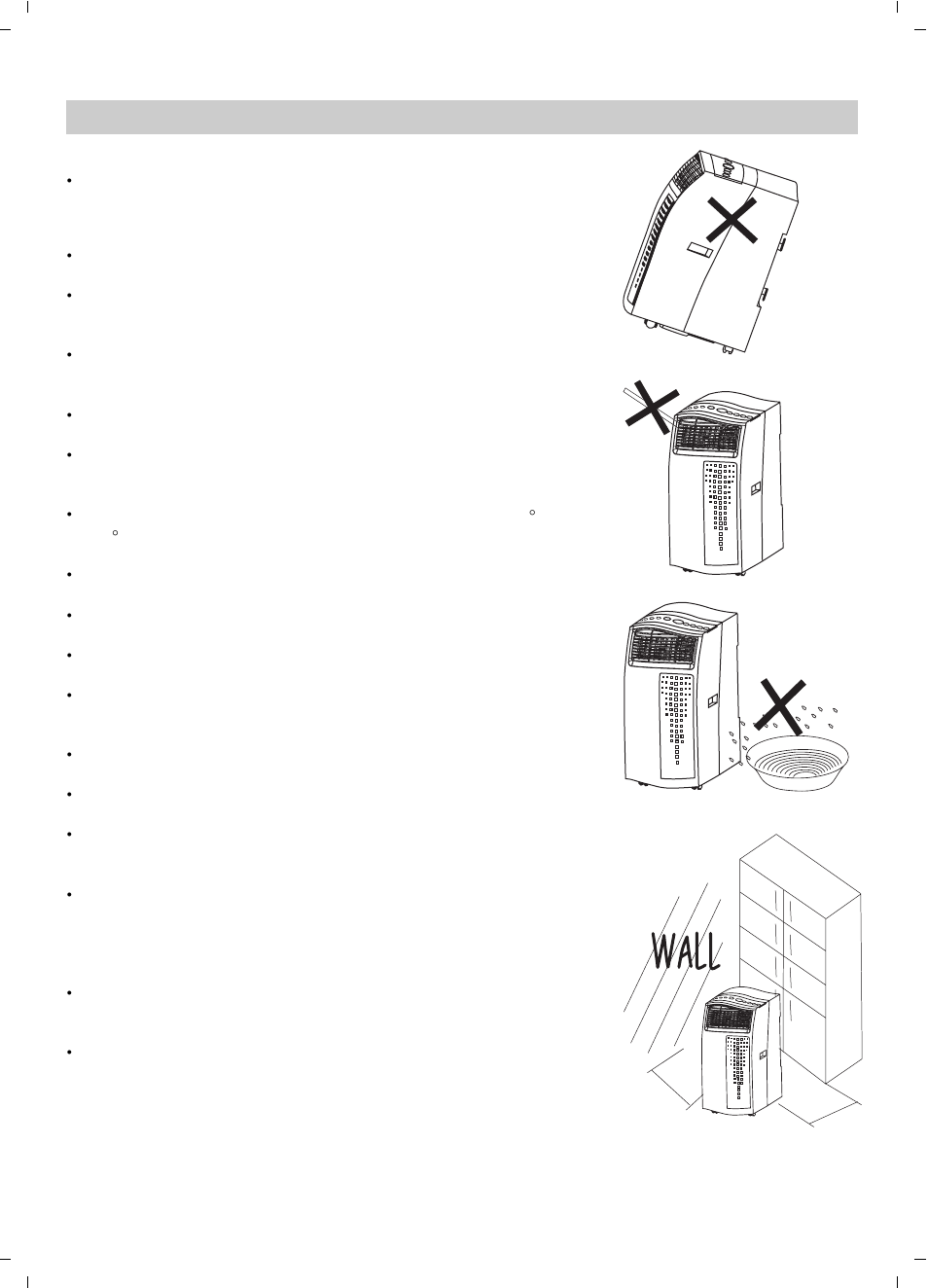 Before use | SPT WA-1310H User Manual | Page 5 / 20