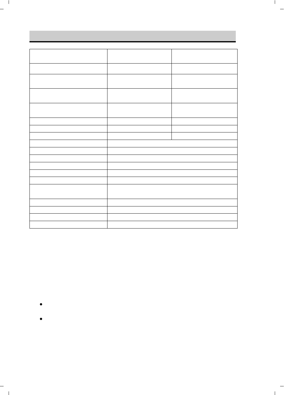 Specification | SPT WA-1400H User Manual | Page 4 / 20