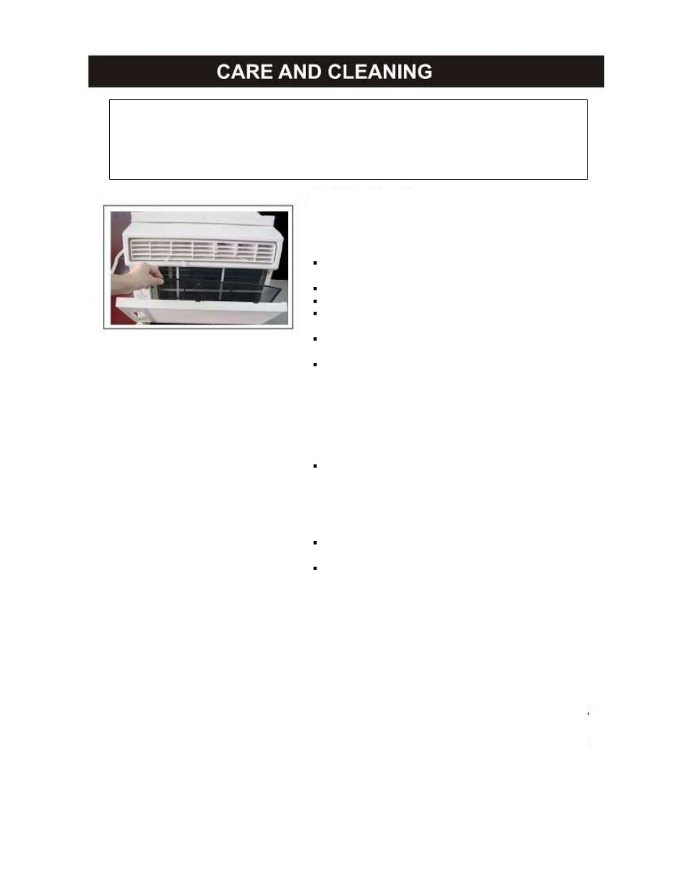 Caution | SPT WA-1211S User Manual | Page 13 / 20