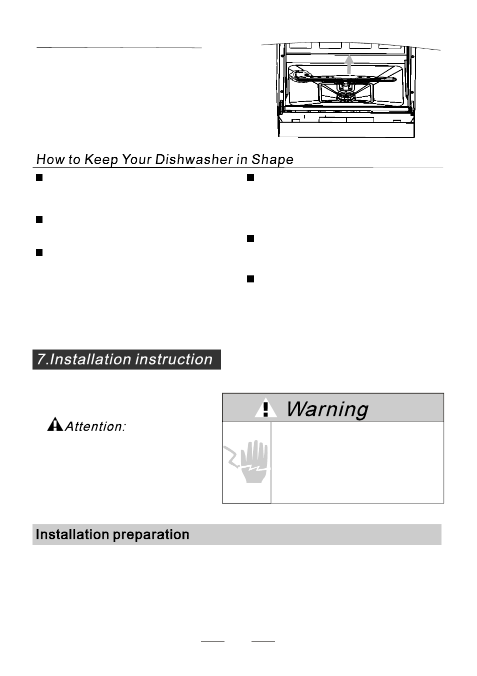 Cleaning the spray arms | SPT SD-2201S User Manual | Page 15 / 21