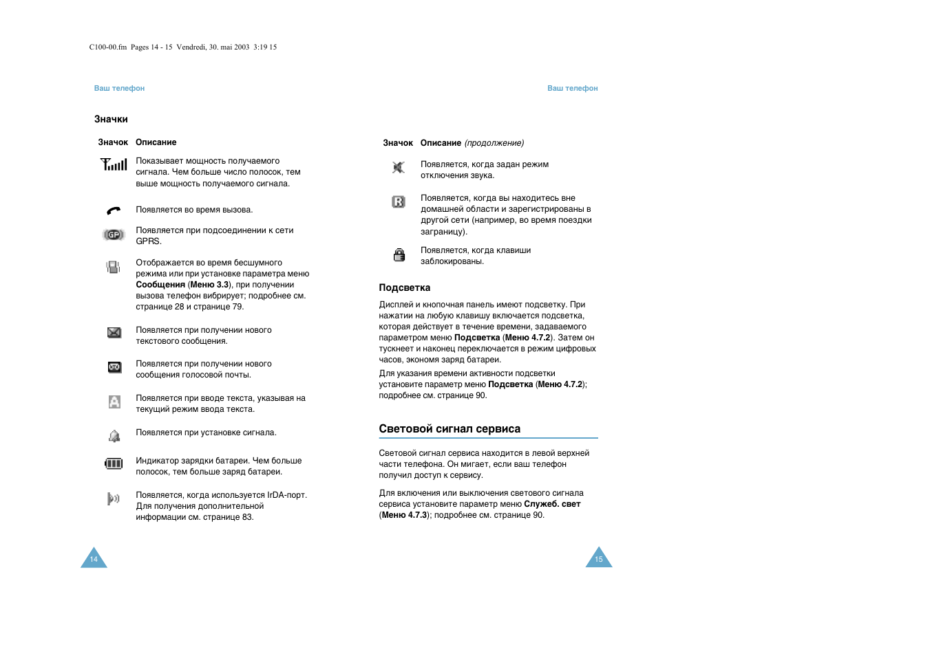 Samsung C100 User Manual | Page 9 / 80