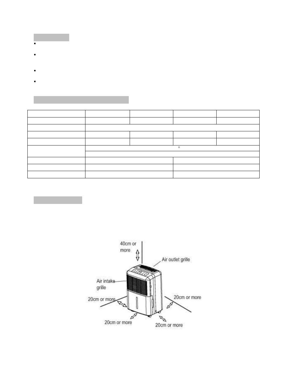 Features, Technical specifications, Installation | SPT SD-40E User Manual | Page 5 / 10