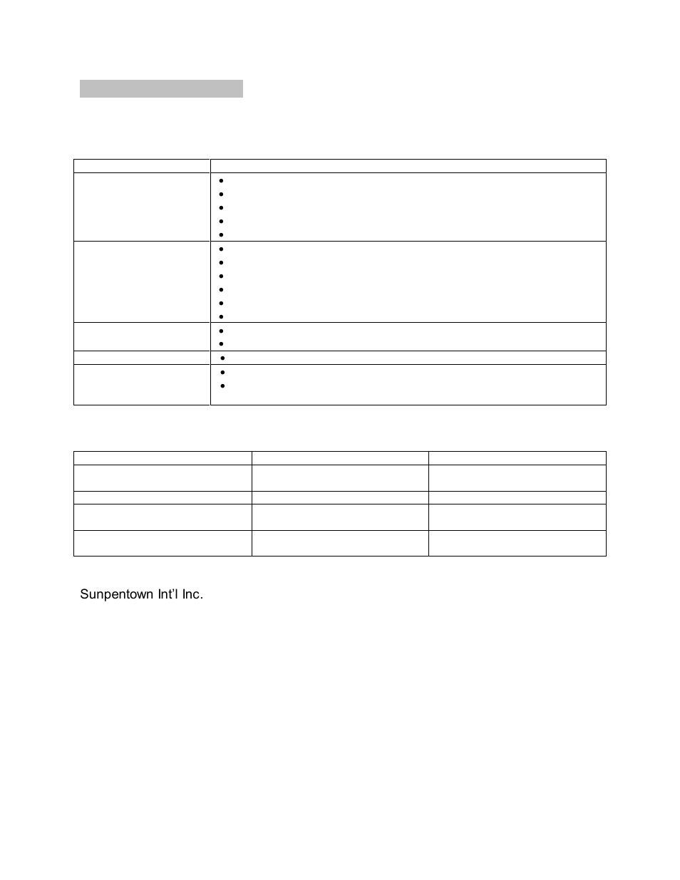 Trouble shooting | SPT SD-40E User Manual | Page 9 / 10