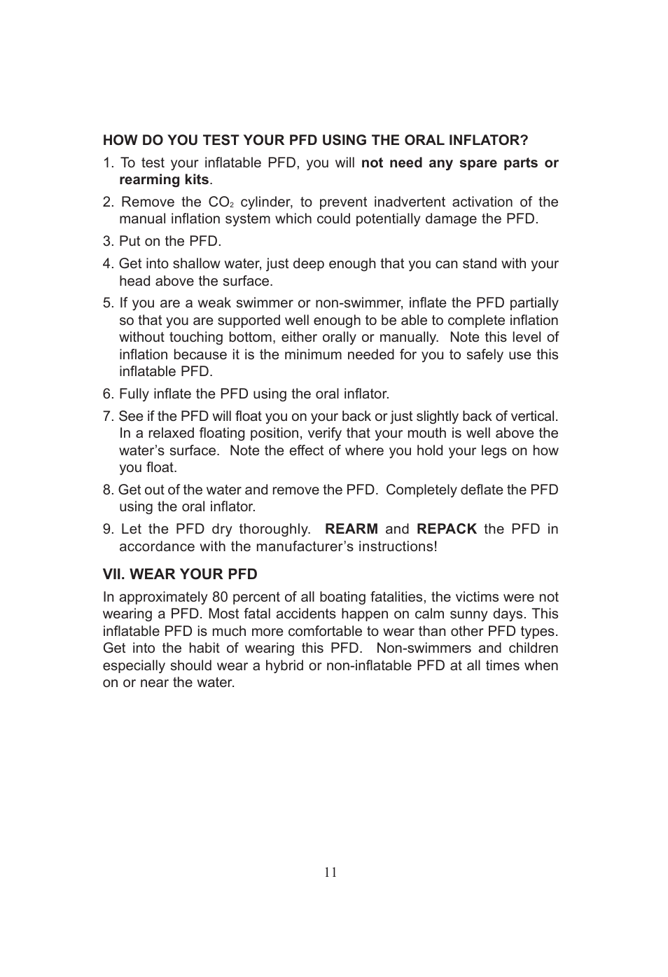 Stearns Safety & Survival 24MSPT-1 User Manual | Page 11 / 16