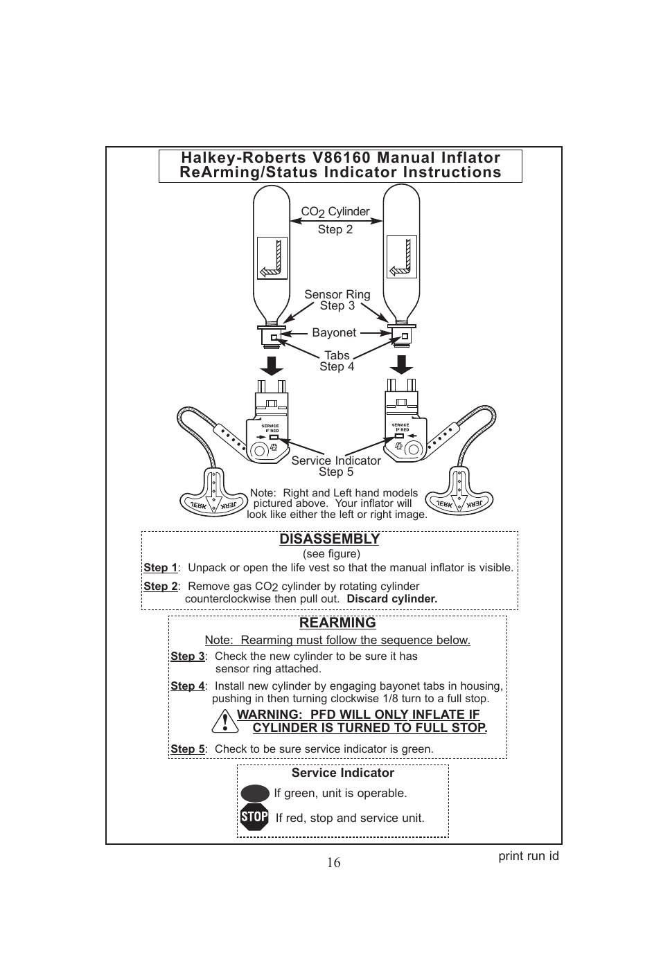 Stearns Safety & Survival 24MSPT-1 User Manual | Page 16 / 16
